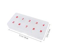 GRADENEVE 1000 pièces Faux Ongles Transparent Ultra-fins Manucure DIY Capsules Amovibles pour Femmes et Filles Conseils Ongles Solides et Durables pour Salon et Usage Quotidien