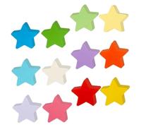GRADENEVE 12 Pièces Étoile Carton Coloré Résistantes Décoloration Découpes pour Tableau Daffichage et Décorations de Fête Multicolores pour DIY et Événements Scolaires