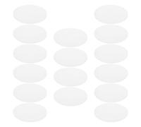 GRADENEVE 16 Pièces Filtres de Ventilation pour Culture de Champignons en Polyester Blanc 7,5x7,5 Cm, Anti-poussière et Ventilation Constante pour Petits Systèmes Domestiques