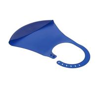 GRADENEVE 1pièce Bavoir Adulte Silicone Imperméable Tablier de Protection Alimentaire avec Poche pour Personnes Âgées Protège-vêtements Salive et Taches Facile à Nettoyer Bleu Foncé