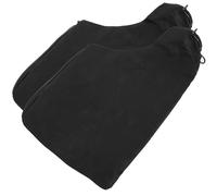 GRADENEVE 2 Paquet à Poussière pour Scie à Métaux 10 Pouces, Grosse Capacité, Tissu Noir Léger, Collecte des Copeaux pour Atelier Propre à Domicile ou Bureau
