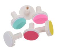 GRADENEVE 24 Pièces Têtes de Lime à Ongles pour Bébé, Papier Abrasif, Lissage Sûr et Propre, pour Tout-Petit, Lot de 4