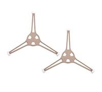 GRADENEVE 2pièces Plateau à Micro-ondes Avec Roues De Support Anneau De Rotation Pour Cuisson Équilibrée Et Réchauffage Rapide