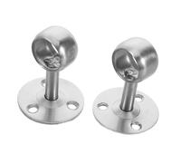 GRADENEVE 2Pièces Support de Tringle à Rideau Acier Inoxydable Supports Muraux Multifonctionnels pour Penderie Douche et Rideaux Installation Facile et Design Élégant pour RV Maison et Bureau