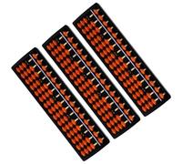 GRADENEVE 3 Pièces Boulier Abacus pour Garçon Fille Colonnes Mathématiques Chinois Outil Apprentissage pour École Préscolaire Calcul Mental et Comptage Au Doigt