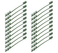 GRADENEVE 30 Pièces Connecteur Réglable pour Tuteur de Tomate, Bras de Support Vert