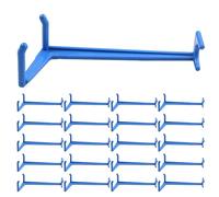 GRADENEVE 30 Pièces Outil de Mise pour Branches D'arbres Fruitiers en Abs Bleu Installation Facile et Haute Élasticité, pour Vergers et Terrains Escarpés