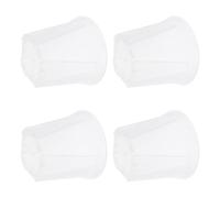 GRADENEVE 4 Pièces Pot de Semis Transparent Forme Ronde en Plastique PP Réutilisable avec Trous de Drainage Favorisant Le Développement Sain des Racines pour Serrage et Jardin Maison