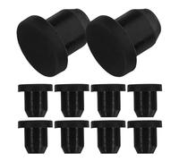 GRADENEVE 40pcs Inserts de Bouchon de Trou en Silicone Noir, Bouchons D'extrémité Résistants à L'usure, Adaptés aux Trous de 5,8-6,3 Mm pour Bouteilles en Verre et Contenants