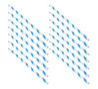 GRADENEVE 50 Bâtonnets en Papier pour Barbe à Papa Compatibles Machines Diverses, Bleu, 300mm, Lot de 50 Pièces, Accessoires Robustes pour Fêtes D'garçon et Filles et Mariages