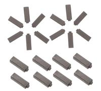 GRADENEVE 50 Pièces Balais de Charbon Universels Dimensions 17x6x3mm en Carbone Durabilité Renforcée pour Moteur de Sèche-cheveux Accessoires pour Usage Domestique