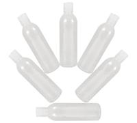 GRADENEVE 6pcs Flacons de Lotion de Voyage Vides 250ml Distributeurs de Shampoing Rechargeables Portables en Pet pour Cosmétiques Voyage et Plein Air