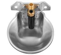 GRADENEVE Abreuvoir Automatique en Acier Inoxydable Bétail, Grosse Capacité, Surface Lisse, Bords Arrondis, pour Ferme et Élevage de Porcs et Chevaux