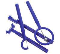 GRADENEVE Appareils d'Entraînement Langue Lot de 4 en Plastique et Acier Inoxydable pour Rééducation du Langage et Exercices Buccaux Garçon et Filles Compacts et Portables