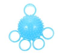 GRADENEVE Ballon de Rééducation Bleu en TPR pour Renforcer la Prise et Augmenter la Flexibilité des Doigts, Accessoire de Fitness Réadaptation des Personnes Âgées