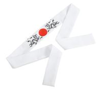 GRADENEVE Bandeau Japonais Samouraï Confortable Bandeau Karaté Ajustable pour Compétition et Cosplay Accessoire Sportif et Costume Polyvalent