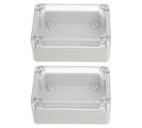 GRADENEVE Boîte de Jonction Étanche Abs Transparente 2pcs pour Modules de Sécurité, Installation Facile, pour Systèmes D'alarme Extérieurs