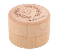 GRADENEVE Boîte de Souvenirs Garçon Fille Bois Coffret de Conservation du Cordon Ombilical Organisateur de Mémoires Né Petite Boîte Commémorative Naturelle et Élégante Cadeau Naissance