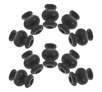 GRADENEVE Boules en Caoutchouc Sphériques pour Drone et Contrôleurs Rc, Absorption des Chocs Lot de 10 Anti-vibrations Couleur Noire, Accessoires de Réparation de Drones