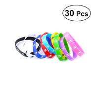 GRADENEVE Bracelet de Sport Tête de Mort Halloween 30pcs en Silicone | Usage Exercices et Riding, Style Personnalité Unique, Présent pour Halloween, Lot pour People Couleur Aléatoire