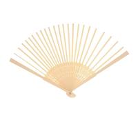 GRADENEVE Cadre D'éventail Pliant Japonerie en Bambou et Métal, Résistant la Casse l'usure, Design Classique Délicat, pour l'art du Bricolage et L'exposition