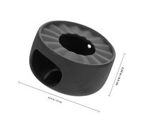 GRADENEVE Chauffe-Théière en Céramique Noir Support pour Bougie Chauffe-Plat Chauffe-Théière Multifonctionnel pour Maintien au Chaud Accessoire pour Théière Réchauffe-Théière Pratique et