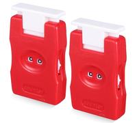 GRADENEVE Compteurs de Rangs Accessoires Robustes et Polyvalents en ABS Rouges Lot de 2 Pièces pour Tricot et Crochet pour Projets de Travaux Manuels