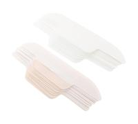 GRADENEVE Coussinet Anti-transpiration Jetable pour Chapeau et Col de Chemise, Forme Courbée, Tissu Non Tissé Imperméable, 24 Pièces pour Entretien Professionnel et Entretien D'embauche