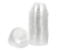 GRADENEVE Couvercles Transparents Lot de 50 Pièces pour Plantes Hydroponiques en Plastique, Effet Humidifiant et Ventilation pour Différents