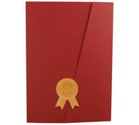 GRADENEVE Couverture du Rapport, Titulaire de Certificat Diplôme, Papier, A4, Pliable, pour Certificats de Mariage Participation, Bureau et Boutique