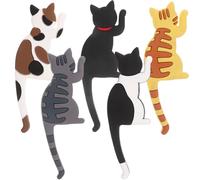 GRADENEVE Crochets Magnétiques de Chat Gain de Place Assuré 5pcs Design Flexible en PVC et Aimant Cuisine et Décoration Intérieure