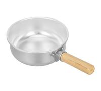 GRADENEVE Cuillère à Eau Aluminium Épais avec Manche Bois Louche Fiable et Polyvalente pour Maison Cuisine et Jardin Design Ergonomique Confortable et Multi-usages Pratiques