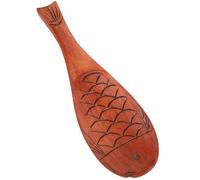 GRADENEVE Cuillère de Service en Bois Forme Poisson Créative, Stable et Polyvalente, pour Table à Manger et Restaurants, Ustensile la Cuisine Unique