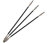 GRADENEVE Ensemble de 3 Cordons de Cordier de Violon 4/4 en Fil D'acier Adaptés pour Violonistes et Réparation D'instruments à Cordes