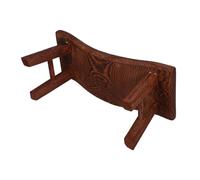 GRADENEVE Ergonomic Wooden Neck Pillow For Lumbar Support Natural Cooling Wood Headrest For Summer Sauna Spa Daily Relaxation