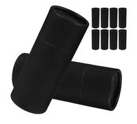 GRADENEVE et Charme Rustique Lot de 10 en Papier Noir 30ml Boîtes Cylindriques pour Rangement Pratique Solution de Stockage Simple de Bouteilles Essentielles et Café pour Étagère