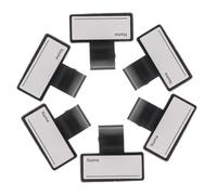 GRADENEVE Étiquettes Nominatives Double Face 6 Pièces pour Stéthoscope en ABS Clip Solide, Identification Pratique pour Médecins et Chirurgiens