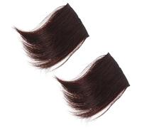 GRADENEVE Extensions de Cheveux Invisibles en Cheveux Humains Marron, Légères et Discrètes, 2 Pièces Usage Quotidien ou Soirées