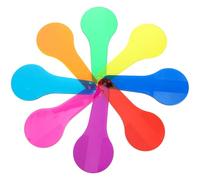 GRADENEVE Feuilles de Filtre de Couleur Translucides en Acrylique 8 Couleurs Accessoires Pédagogiques pour Élèves Feuilles de Coloriage Scientifiques Portables pour Éveil et Exploration
