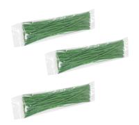 GRADENEVE Fil de Fixation Vert pour Jardinage, 300 Pièces en Fer | Gaine Plastique, pour Tiges de Légumes, Usage Jardin, Attache sur Tuteur et Treillis