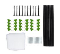 GRADENEVE Filet de Protection Anti-Insectes en Polyéthylène pour Jardin et Serrage, Kit de Couvertures de Rangs, Protection Temporaire des Arbres Fruitiers et Baies