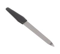 GRADENEVE Lime à Ongles Manche en Plastique Confortable en Acier Inoxydable Outil de Manucure Professionnel de 11,8 Cm pour Soin Ongle et Polissage