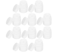 GRADENEVE Lot de 12 Flacons en Hdpe 30ml avec Bouchons à Vis, Bouteilles de Transport Solides Blanches, Faciles à Porter pour Contenants de Voyage
