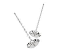 GRADENEVE Lot de 2 Moules à Friture en Acier Inoxydable 304 pour Snacks Maison, Grand et Petit Formats Crochet, Ustensiles Cuisine pour Carottes Râpées, Cuisson à L’huile, Adaptés