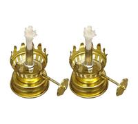 GRADENEVE Lot de 2 Régulateurs Métal pour Lampe à Pétrole Vintage Base et Brûleur Compatibles Accessoires Professionnels pour Lampes à Huile Remplacement à Kérosène