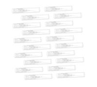 GRADENEVE Lot de 20 Vaporisateurs Vides Rechargeables en Pp Blanc, Légers et Multi-usages, Flacons de Parfum Miniatures pour Voyage et Usage Cosmétique