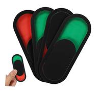 GRADENEVE Lot de 4 Panneaux Coulissants Indicateurs Occupé en Verre Organique pour Bureaux Privés Salles d'Opération Studios et Toilettes Installation Simple