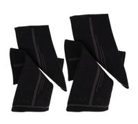 GRADENEVE Manchons de Compression pour Bras Femme en Polyester Noir, Confortable et Fine Construction, 2 Paires pour Volleyball et Basketball, Design Élégant et Ajusté