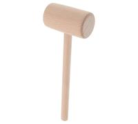 GRADENEVE Marteau en Bois de Hêtre Moyen, Maillet à Sculpter le Bois et Travailler le Cuir, Outil Manuel Polyvalent pour Bricolage et Fournitures Loisirs Créatifs