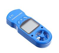 GRADENEVE Mini Anémomètre Numérique Portable Sans Batterie avec Écran Rétroéclairé pour Mesure Vitesse Du Vent Humidité Compact pour Aviation Surveillance Environnementale et Climatisation